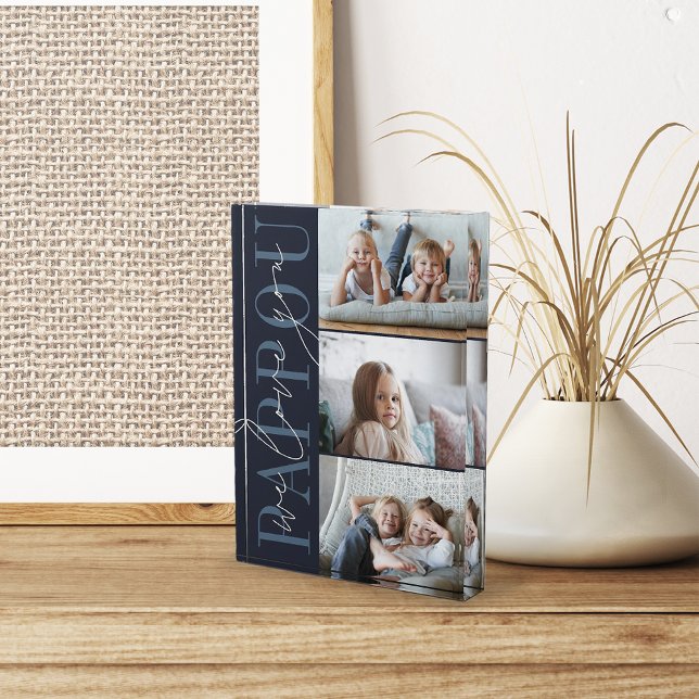 Pappou Wir Liebe Sie 3 Fotoblock (Von Creator hochgeladen)