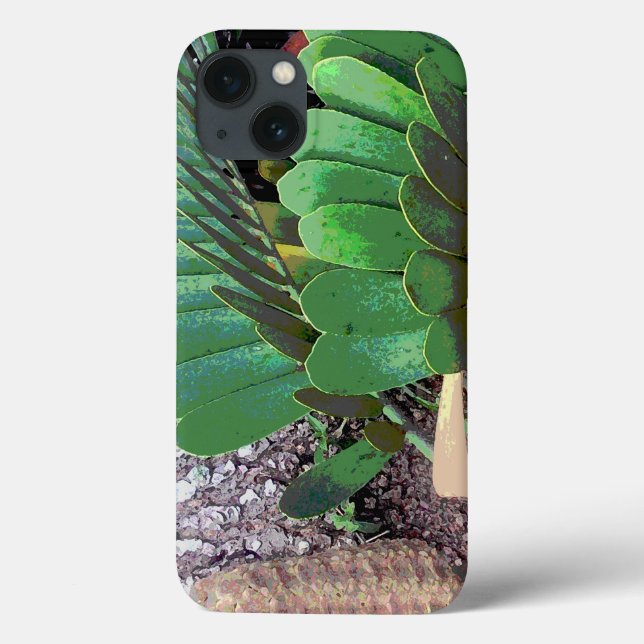 Papppalme (Pflanze der Pappe) Case-Mate iPhone Hülle (Rückseite)