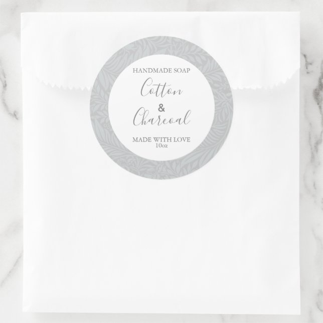 Papppapier für die Flurflasche mit individueller S Runder Aufkleber (Tasche)