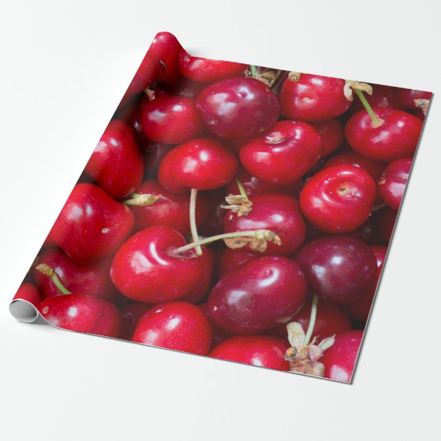 Papppapier für Süßkirsche Geschenkpapier (Ungerollt)