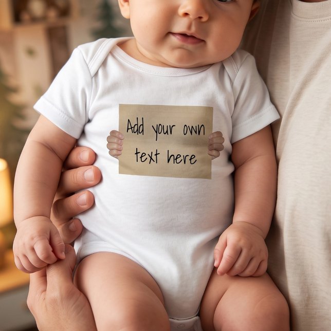 Pappprotest-Zeichen-Schablone Baby Strampler (Von Creator hochgeladen)