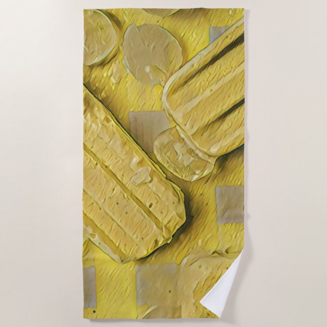Pappsikel Strandtuch (Vorderseite)