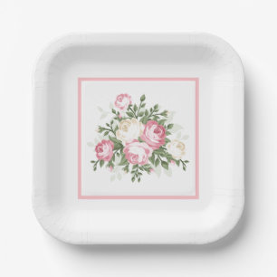 Pappteller-Blumen Pappteller