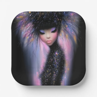 Pappteller Cosmic Diva Stellar Glow