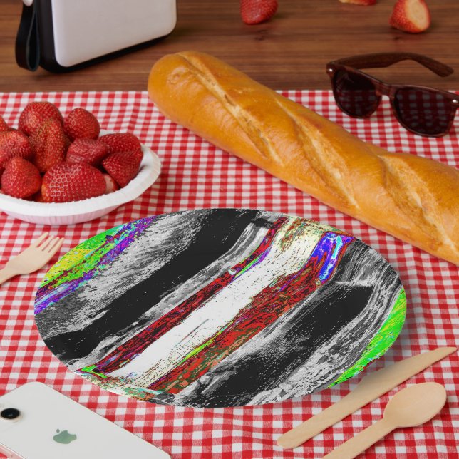 Pappteller – Reflexionsschichten (Picknick)