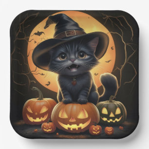 Pappteller Reihe 1 Black Cat 03