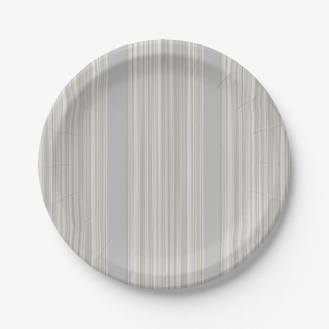 Pappteller Streifen (Vorderseite)