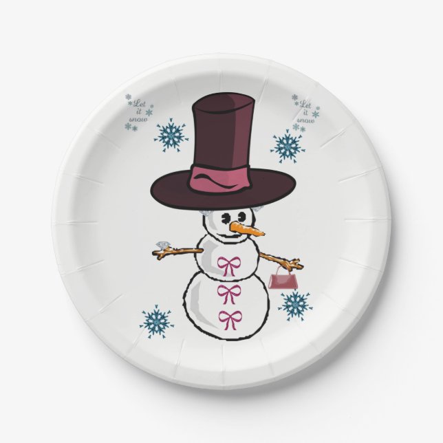 Pappteller Weihnachten (Vorderseite)