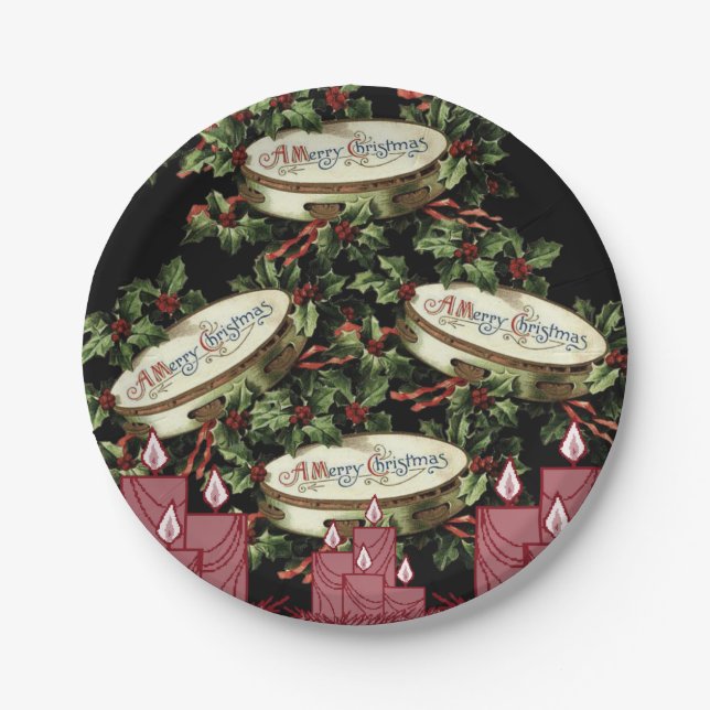 Pappteller Weihnachten (Vorderseite)