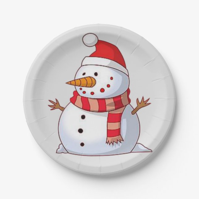 Pappteller Weihnachten (Vorderseite)