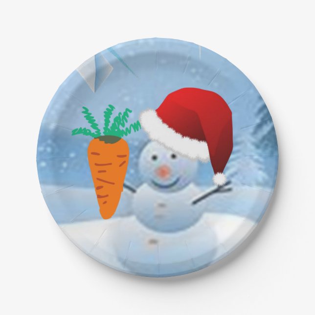 Pappteller Weihnachten (Vorderseite)