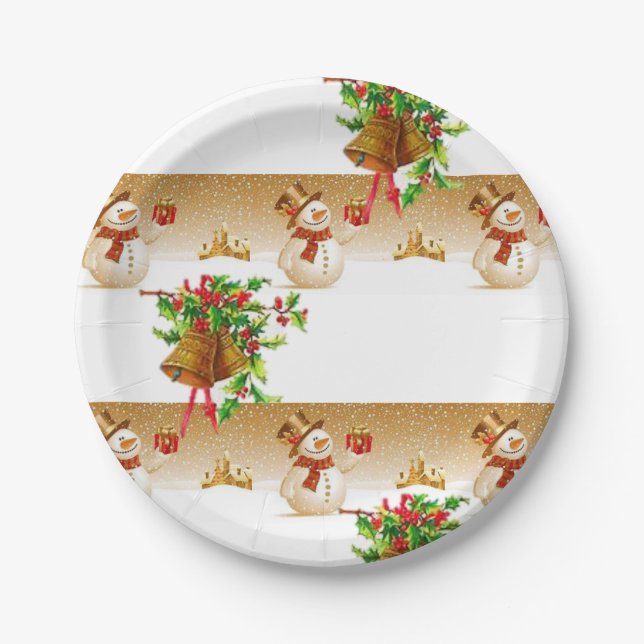 Pappteller Weihnachten (Vorderseite)