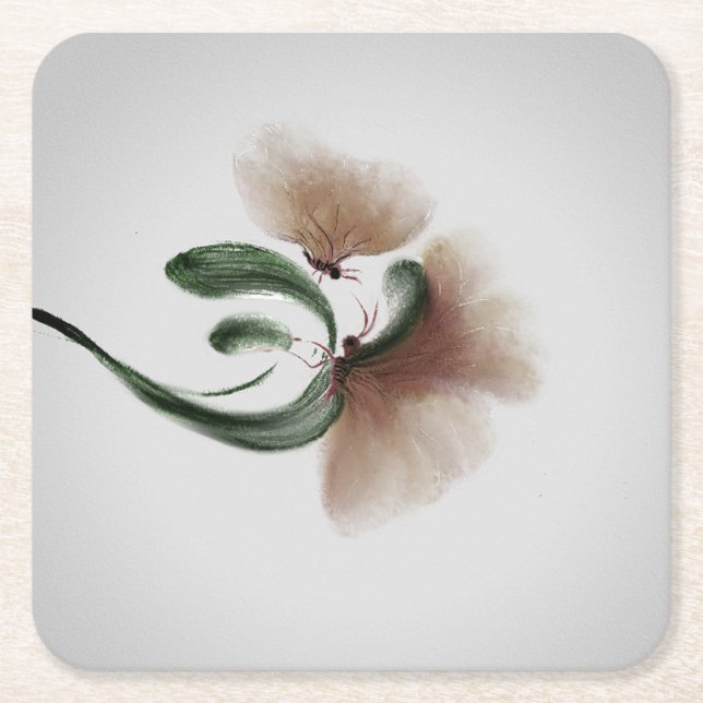 Pappuntersetzer Rechteckiger Pappuntersetzer (Vorderseite)