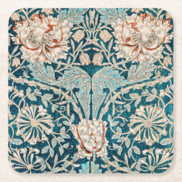 Pappuntersetzer: WILLIAM MORRIS : HONEYSUCKLE Rechteckiger Pappuntersetzer