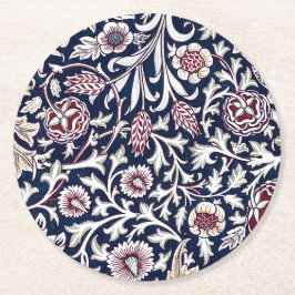 Pappuntersetzer: WILLIAM MORRIS : TRENT Runder Pappuntersetzer