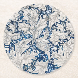 Pappuntersetzer: WILLIAM MORRIS : WALLFLOWER Runder Pappuntersetzer