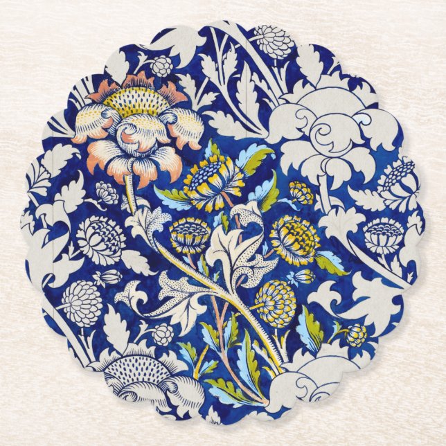 Pappuntersetzer: WILLIAM MORRIS : WASSERFARBE 1883 Untersetzer (Vorderseite)