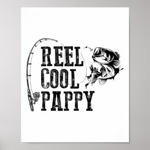 Pappy Angelrolle Cooler Pappy Lustiges Geschenk 1 Poster