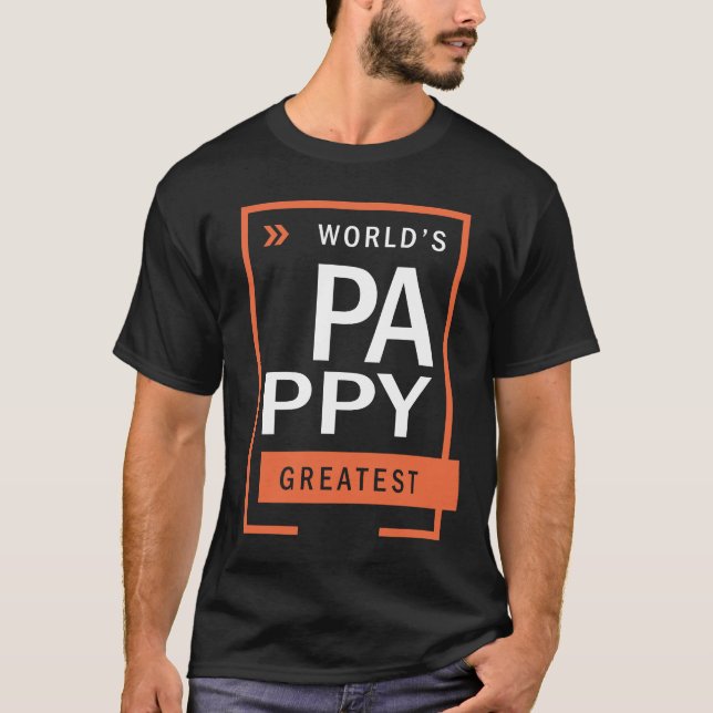 Pappy Beststen der Welt T-Shirt (Vorderseite)