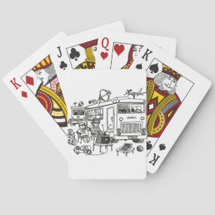"PAPPY CAMPER"-DECK ÜBER DIE KARTEN SPIELKARTEN