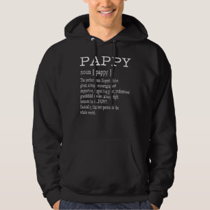 Pappy Definition Großvater Vatertag Hoodie