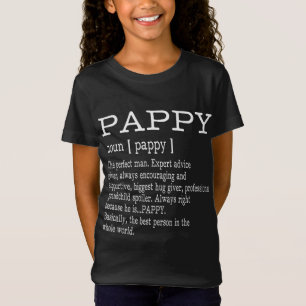 Pappy Definition Großvater Vatertagsgeschenke - Mä T-Shirt