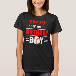 Pappy of the Birthday Boy Baseball Themes Family B T-Shirt
