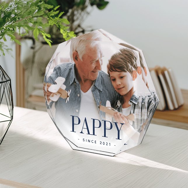 Pappy Opa Jahr etabliert Fotoblock (Von Creator hochgeladen)