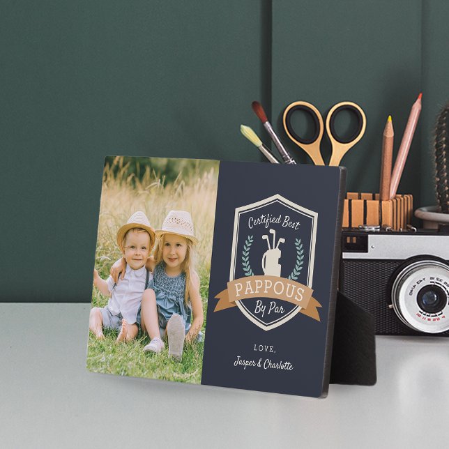 Pappy Par | Golf Opa Fotoplatte (Von Creator hochgeladen)