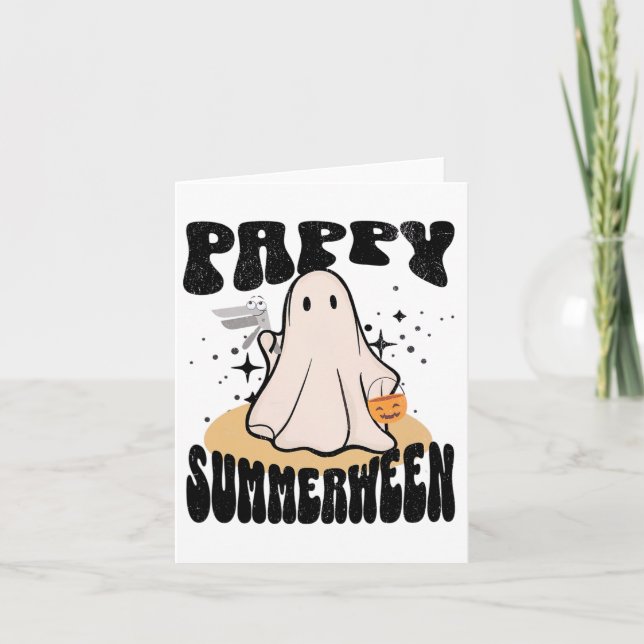 Pappy Summerween Ob Nurse Halloween Ghost mit Spe Karte (Vorderseite)