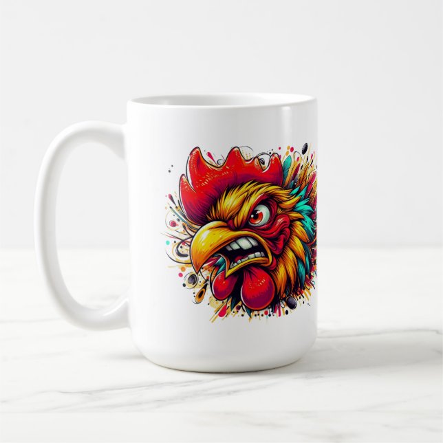 Pappy the Spirited Rooster Mug Kaffeetasse (Links)