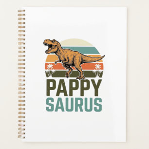 Pappysaurus Lustiges Dinosaurier Vintage Sonnenunt Planer