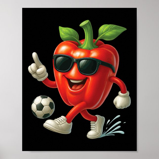 Paprika Fußball  Poster (Vorne)