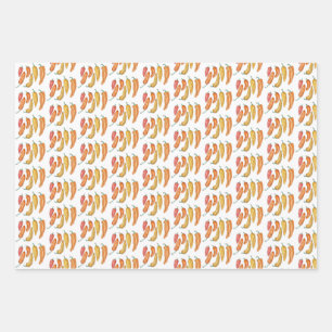 Paprika Geschenkpapier Set