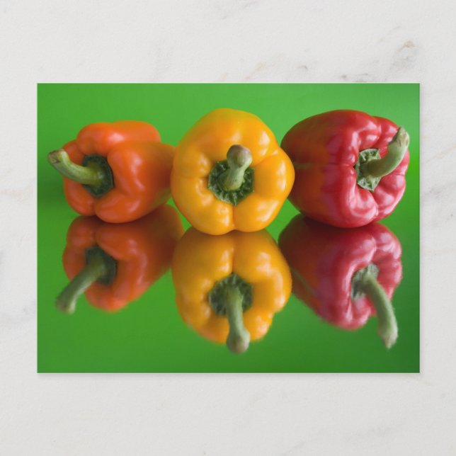 Paprika Postkarte (Vorderseite)