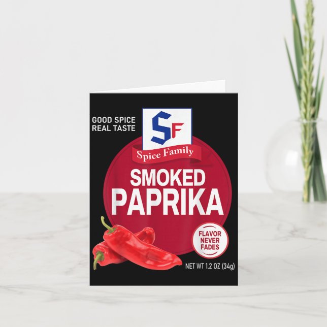 Paprika Sce Group Family Matching Halloween Outfit Karte (Vorderseite)