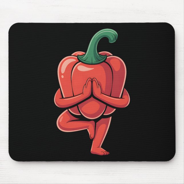 Paprika-Yoga  Mousepad (Vorne)