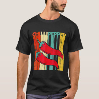 Paprikaschoten des roten Chilis, Paprikaschoten de T-Shirt