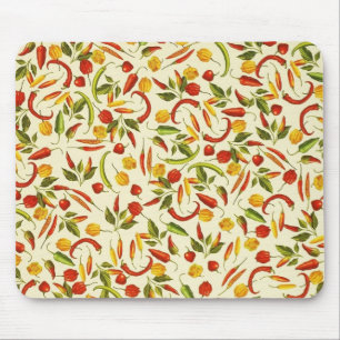 Paprikaschoten des Vintagen Chilis Mousepad