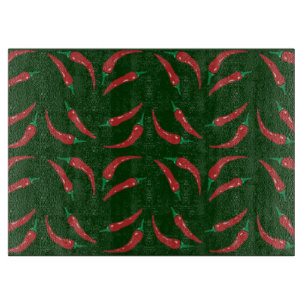 Paprikaschoten für Chili Schneidebrett