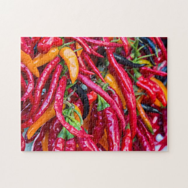 Paprikaschoten für den Chili von Heiß auf dem Baue (Horizontal)