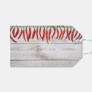 Paprikaschoten für Hot Chili Geschenkanhänger