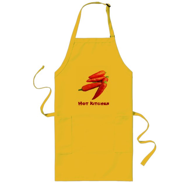 Paprikaschoten für Red Hot Chili Lange Schürze (Vorne)