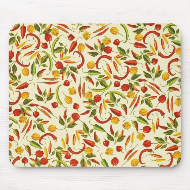 Paprikaschoten für Vintage Chili Mousepad (Vorne)