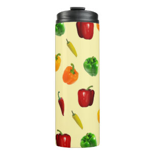 Paprikaschoten Mischung thermischer Tumbler Thermosbecher