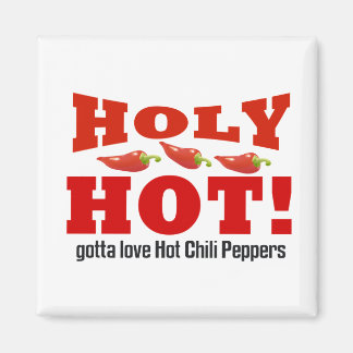 Paprikaschoten mit heißem Chili Magnet