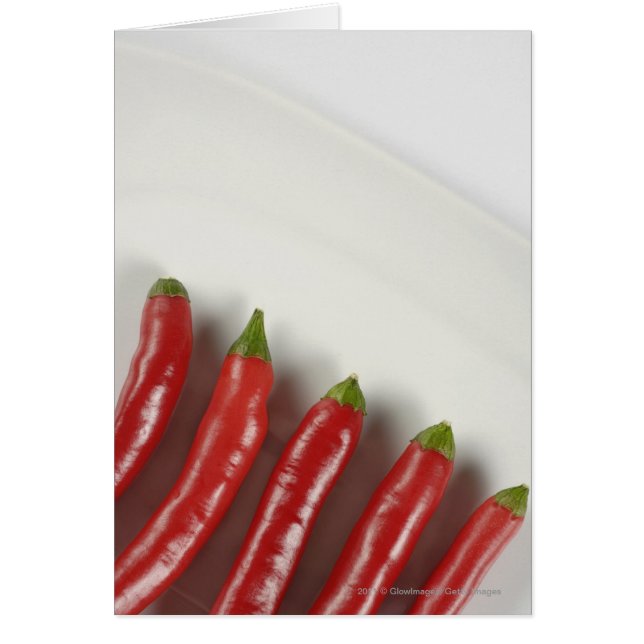 Paprikaschoten mit rotem Chili (Vorne)