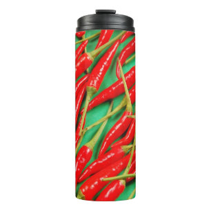 Paprikaschoten mit rotem Chili Thermosbecher
