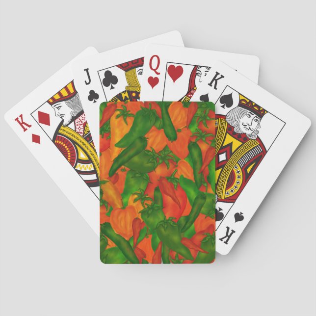 Paprikaschoten Spielkarten (Rückseite)