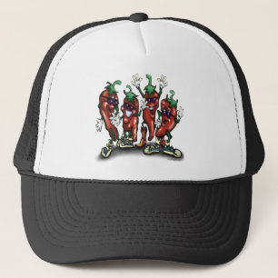 Paprikaschoten Truckerkappe